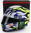 Mini helmet Bell helmet Casco Helmet Valentino Rossi Bmw M4 Gt3 Wrt 2023 1:2 Modrá Bílá Žlutá Černá