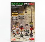 Miniart Accessories Cartelli Segnaletica Stradale - Road Signs Wwii Italy 1:35 /