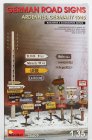 Miniart Accessories German Road Signs Military Ardennes Germany 1945 1:35 /