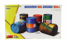 Miniart Accessories Modern Oil Drums 2000 1:24 /