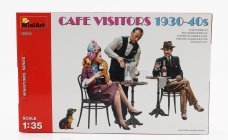Miniart Figures Cafe Visitors 1930-1940 1:35 /