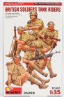 Miniart Figures Soldati - British Soldiers Military Tank Riders 1:35 /