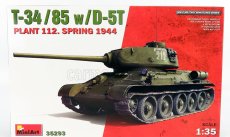 Miniart Kampfpanzer T-34/85 Tank Military Spring 1944 1:35 /