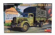 Miniart Opel Blitz German 3t Cargo Military Truck 2-assi 1952 1:35 /