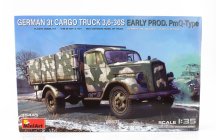 Miniart Opel Blitz Pmq Type German 3t Cargo Military Truck 1952 1:35 /