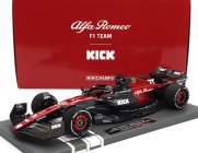 Minichamps Alfa romeo F1  C43 Team Stake N 77 Season 2023 Valtteri Bottas 1:18 Černá Červená