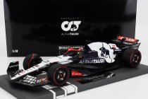 Minichamps Alpha tauri F1  At04 Team Alpha Tauri N 21 Season 2023 Nyck De Vries 1:18 Modrá Bílá