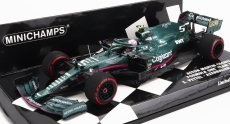 Minichamps Aston martin F1  Amr21 Mercedes M12 Eq Power+ Team Cognizant Formula One N 5 2nd Azerbaijan Gp 2021 Sebastian Vettel 1:43 Zelená