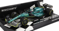 Minichamps Aston martin F1 Amr22 Team Aramco Cognizart N 5 Abu Dhabi Gp Last Race 2022 Sebastian Vettel 1:43 Zelená Černá