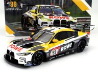 Minichamps BMW 4-series M4 Gt3 Team Rowe Racing N 99 24h Nurburgring 2023 Philipp Eng - Augusto Farfus - Connor De Philippi - Nick Yelloy 1:18 Bílá Šedá Žlutá