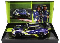 Minichamps BMW 4-series M4 Gt3 Team Wrt N 46 (first Podium) 2nd Race 2 Fanatec Gt World Challenge Europe Brands Hatch 2023 - Valentino Rossi - Maxime Martin 1:18 Fialová Žlutá Černá