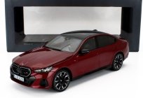 Minichamps BMW 5-series I5 M50 (g60) 2023 1:18 Rosso Fuoco - Červený Met