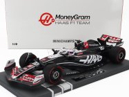 Minichamps Haas F1  Fw24 Team Moneygram Haas N 20 Season 2024 Kevin Magnussen 1:18 Černá Bílá