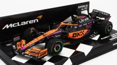 Minichamps Mclaren F1  Mcl36 Team Mclaren N 3 Singapore Gp 2022 Daniel Ricciardo 1:43 Oranžová Světle Modrá