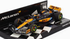 Minichamps Mclaren F1  Mcl60 Team Mclaren N 81 Hungarian Gp 2023 Oscar Piastri 1:43 Bílá Oranžová Černá