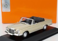 Minichamps Mercedes benz S-class 280se 3.5 (w111) Cabriolet 1970 1:43 Gold Met