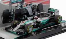 Minichamps Mercedes gp F1  W06 Amg Petronas N 44 World Champion Winner Usa Gp 2015 Lewis Hamilton 1:43 Stříbrná Zelená