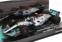 Minichamps Mercedes gp F1 W13e Team Mercedes-amg Petronas F1 N 44 2nd Hungarian Gp 2022 Lewis Hamilton 1:43 Stříbrná Zelená