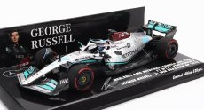 Minichamps Mercedes gp F1 W13e Team Mercedes-amg Petronas F1 N 63 (first F1 Win) Winner Brazilian Gp 2022 George Russell 1:43 Stříbrná Zelená