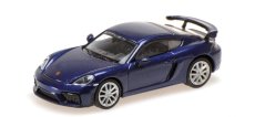 Minichamps Porsche 718 Cayman Gt4 (981) 2019 1:87 Blue
