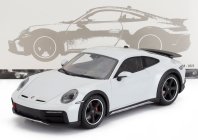 Minichamps Porsche 911 992 Dakar Coupe 2022 1:18 Světle Šedá