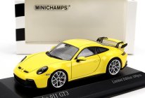 Minichamps Porsche 911 992 Gt3 Coupe 2020 - Silver Rims 1:43 Žlutá