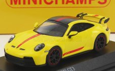 Minichamps Porsche 911 992 Gt3 Coupe 2021 1:64 Žlutá Červená Černá