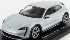 Minichamps Porsche Taycan 4s Cross Turismo 2021 - Con Vetrina - With Showcase 1:18 Ice Grey
