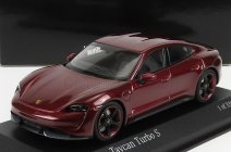 Minichamps Porsche Taycan Turbo S Cross 2020 1:43 Red Met