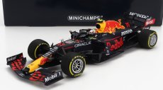 Minichamps Red bull F1  Rb16b Honda Ra620h Team Red Bull Racing N 11 3rd Mexico Gp 2021 Sergio Perez 1:18 Matná Modrá Žlutá Červená