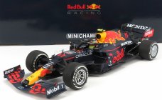 Minichamps Red bull F1  Rb16b Honda Ra620h Team Red Bull Racing N 11 Monaco Gp 2021 Sergio Perez 1:18 Matná Modrá Žlutá Červená