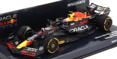 Minichamps Red bull F1  Rb19 Team Oracle Red Bull Racing N 1 World Champion Winner Monza Italy Gp 2023 Max Verstappen 1:43 Matt Blue