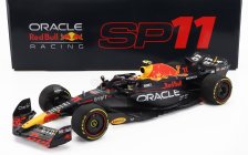 Minichamps Red bull F1  Rb19 Team Oracle Red Bull Racing N 11 4th Abu Dhabi Gp 2023 Sergio Perez 1:18 Matt Blue
