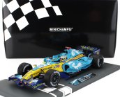 Minichamps Renault F1  R26 Team Mild Seven Renault F1 N 1 World Champion Turkish Gp 2006 Fernando Alonso 1:18 Světle Modrá Žlutá