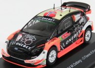 Minipartes Ford england Fiesta Wrc N 14 Rally Portugal 2017 M.ostberg - O.floene 1:43 Černá Oranžová Zlatá