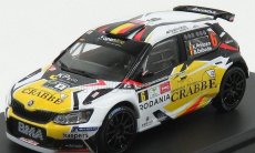 Minipartes Škoda Fabia R5 N 6 Rally Ypres 2018 K.princen - B.eelbode 1:43 Bílá Černá Žlutá