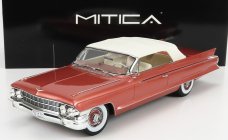 Mitica Cadillac Eldorado Biarritz Convertible Closed 1962 1:18 Pink Met