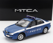 Mitica-diecast Alfa romeo 156 2.0 Twin Spark Polizia Stradale 1997 1:18 Modrá Bílá