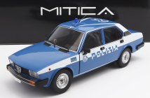 Mitica-diecast Alfa romeo Alfetta 2000 Polizia Stradale 1978 Police 1:18 Modrá Bílá
