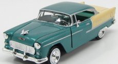 Motor-max Chevrolet Bel Air 2-door 1955 1:24 Zelený Krém