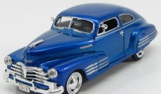 Motor-max Chevrolet Chevy Aerosedan Fleetline 1948 1:24 Blue Met