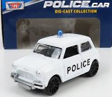 Motor-max Mini Cooper Police 1965 1:43 Bílá