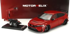 Motorhelix Honda Civic Type-r (fl5) With Engine And Accessories 2020 1:18 Red