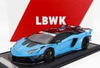 Motorhelix Lamborghini Aventador Gt Evo Lbwk Lb-works 2019 1:18 Nebesky Modrá Uhlíková Čerň