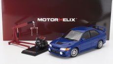 Motorhelix Mitsubishi Lancer Evo Iv With Engine And Accessories 1999 1:18 Blue