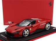 Mr-models Ferrari Daytona Sp3 2022 - Con Vetrina - With Showcase 1:18 Rosso Corsa - Červená
