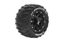 MT-CYCLONE SOFT 1/10 1/2 offset 12mm hex Black Bead-Lock Rims