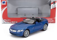 Newray BMW Z4 Spider Cabriolet Open 2009 1:24 Blue