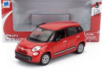 Newray Fiat 500l City 2013 1:24 Red