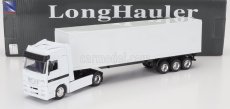 Newray Mercedes benz Actros 1857 Truck Cassonato 1998 1:43 Bílá